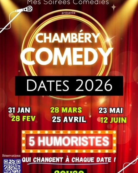 SOIREE HUMOUR ET SPECTACLE A CHAMBERY SALLE JEAN RENOIR