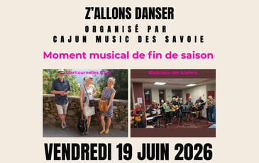 Z'allons danser Cajun Music des Savoie avec Maritournelles & Lui et Musiciens des Ateliers