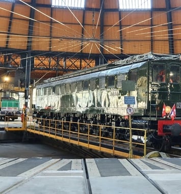 Visite du CIAP de la rotonde SNCF et des anciennes locomotives