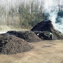 Visite de la plateforme de compostage des biodéchets alimentaires de Chambéry
