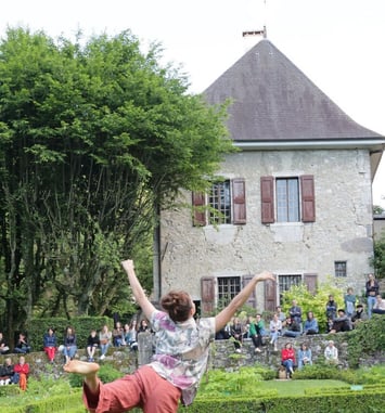 Performance dansée aux Charmettes