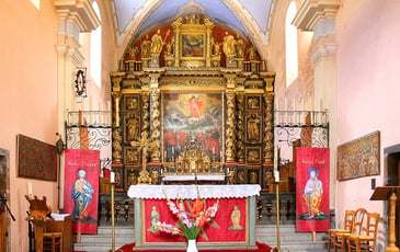 Visite guidée de l'église baroque Saint-Pierre et son Trésor