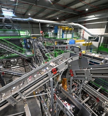 Visite du centre de tri de Chambéry