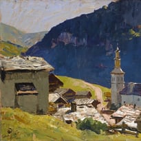 Exposition de tableaux de Joseph Communal