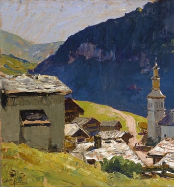 Exposition de tableaux de Joseph Communal