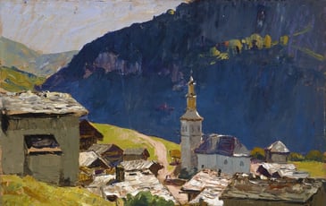 Exposition de tableaux de Joseph Communal