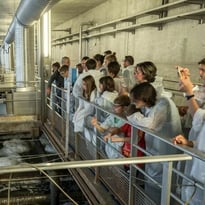 L'usine de dépollution des eaux usées de Chambéry