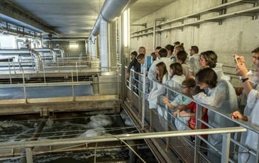 L'usine de dépollution des eaux usées de Chambéry