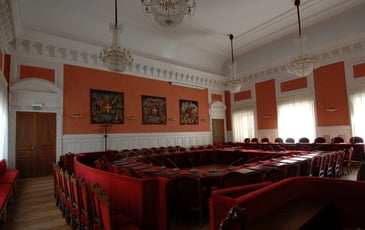 Visite de la salle des délibérations