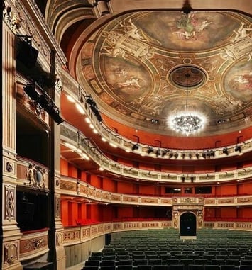 Découverte de la grande salle du théâtre Charles Dullin