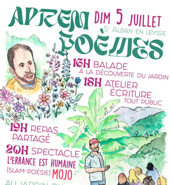 Aprem poèmes et spectacle Mojo « L’errance est humaine »