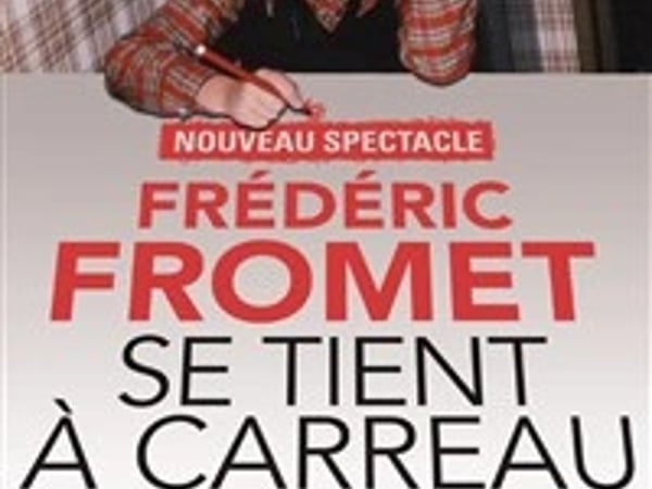 Frédéric Fromet se tient à carreau