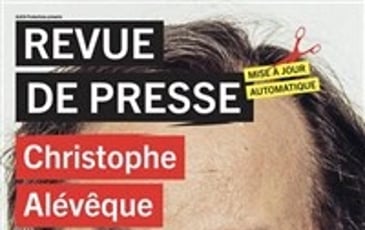 Christophe Alévêque dans Revue de presse