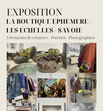 Exposition à la boutique éphémère - Les Échelles