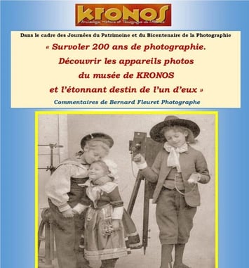 Survoler 200 ans de photographie. Découvrir les appareils photo du musée Kronos et l'étonnant destin de l'un d'eux