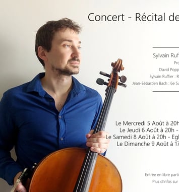 Concert - Récital de violoncelle