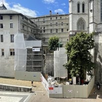 Visite guidée du chantier de rénovation de la Courette du Gouverneur