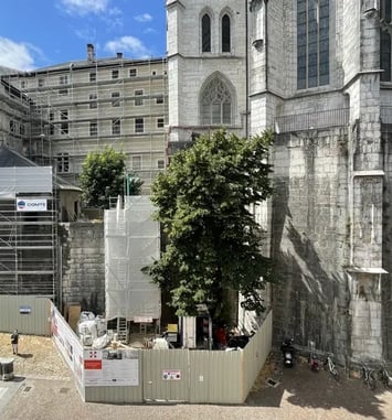 Visite guidée du chantier de rénovation de la Courette du Gouverneur