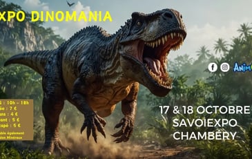 Exposition Dinomania — Salon des Minéraux (7ᵉ édition)