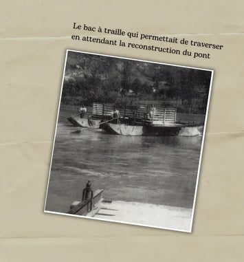 L'histoire de l'ancien bac à traille à Yenne