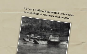 L'histoire de l'ancien bac à traille à Yenne