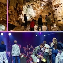 Visite de la grotte supérieure et concert