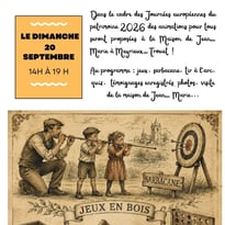Animations pour tous à la Maison de Jean-Marie à Meyrieux-Trouet