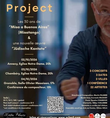 Martin Palmeri Project : Misa a Buenos Aires et Jüdische Kantate