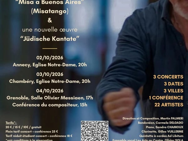 Martin Palmeri Project : Misa a Buenos Aires et Jüdische Kantate