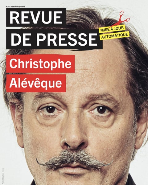 Christophe Alévêque dans Revue de presse