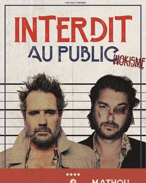 Chicandier et Mathou dans Interdit au public