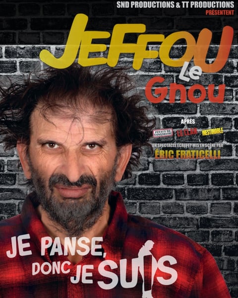 Jeffou le Gnou dans Je panse donc je suis