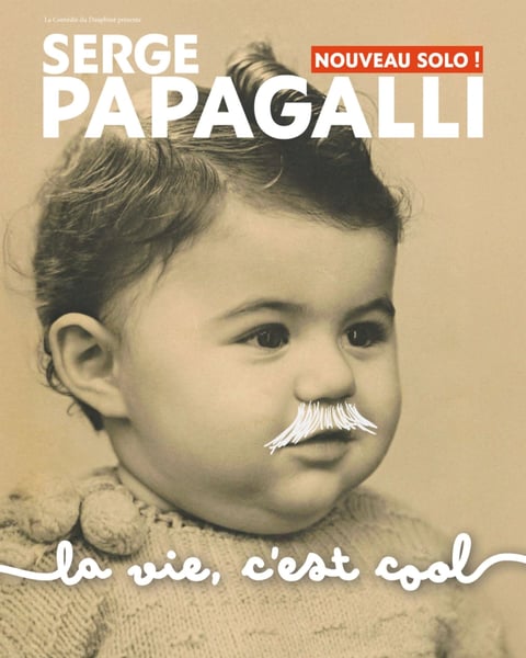 Serge Papagalli dans La vie, c'est cool